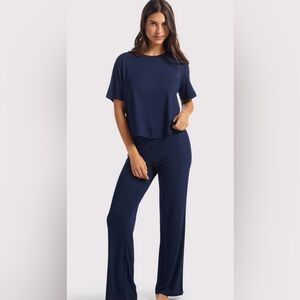 Never been worn Nuuds pajamas set in Navy